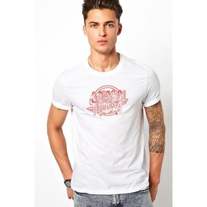 Colpi è questo Logo Widescreen stampato t-shirt da uomo nera lavorata a maglia