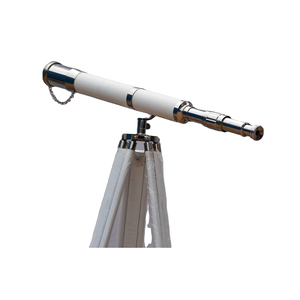 Standard qualité 32 "télescope sur pied en laiton avec trépied en cuir blanc 60" achetez à un prix abordable - Product Image 5