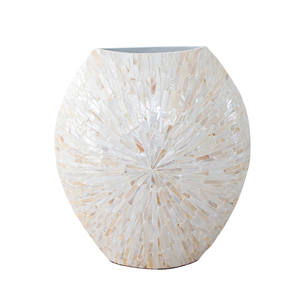 Meilleures ventes Vases en nacre Décor OEM Variété de taille Utilisation pour la décoration Emballage personnalisé Fabriqué au Vietnam Fabricant - Product Image 3