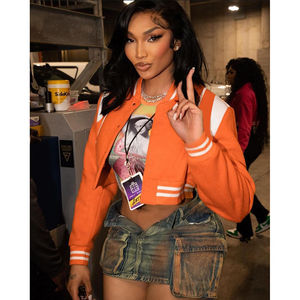 2025 bonne qualité Logo personnalisé brodé Baseball veste Varsity Bomber veste Baseball col pour hommes et femmes taux de gros - Product Image 3