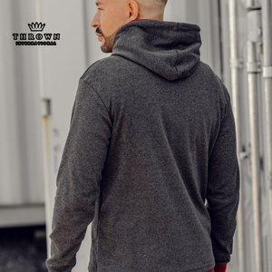 Sudadera con Capucha de Felpa 100% Algodón de Alta Calidad para Hombre, Diseño Personalizado con Logotipo, Estilo Urbano, Cuello con Capucha, Informal, Invierno, OEM, ODM, Precio Bajo - Product Image 2