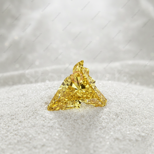 เพชรปลอมสังเคราะห์ HPHT CVD สีเหลืองแฟนซี ขนาด 5 กะรัต คุณภาพ VVS VS ได้รับการรับรองจาก IGI GIA สำหรับขายส่ง - Product Image 2