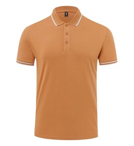 Camisa olo rendimiento de secado rápido tejido elástico ligero suave sensación Ideal para deportes al aire libre y ropa de fitness - Product Image 5