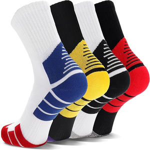 Calcetines Deportivos de Baloncesto, Golf y Fútbol, Color Blanco, Negro y Naranja, con Amortiguación, para Hombre y Mujer, Primavera 2026 - Product Image 3