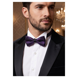 Chemise de smoking pour marié avec col à revers, double boutons de manchette, nœud papillon et ensemble de boutons de manchette - Product Image 6