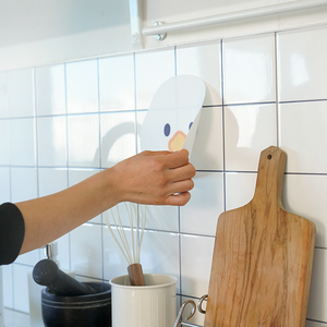 [TAPERO] alfombrilla de ratón adhesiva ultrafina de dibujos animados diseño de pato reutilizable lavable antideslizante alfombrilla de escritorio suministros de oficina Stock - Product Image 5