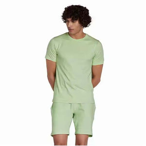 Gran oferta 2025, conjunto de dos piezas para hombre, chándal de manga corta, ropa deportiva, ropa de verano, conjuntos cortos para hombre, 10 para logotipos personalizados - Product Image 4