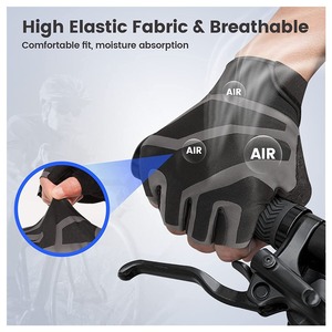 Medio dedo Guantes de ciclismo Bicicleta Gel Acolchado Diseño Premium 2025 Guantes de ciclismo - Product Image 3