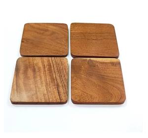 Posavasos personalizados para bebidas, posavasos para tazas de café, posavasos para tazas de té, posavasos de sublimación personalizados para bebidas, posavasos cuadrados de madera de Acacia - Product Image 2