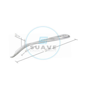 Lambotte chirurgicale médicale subtilis aiguisée sur le côté convexe, en 6, 10, 15, 20 Mm / 25 Cm Instruments de haute qualité - Product Image 1
