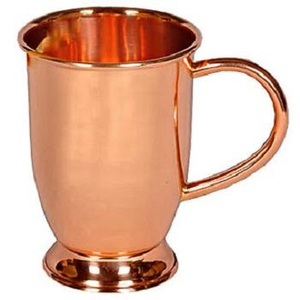 Moscow Mule Tasse enduite de cuivre plaqué cuivre gravé bière boire tasses en acier inoxydable par Tradebit - Product Image 1