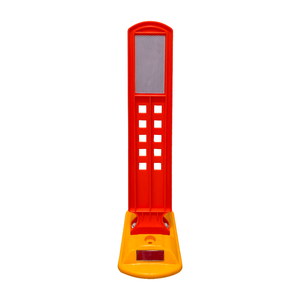 Bouton de séparation de voies 60x26x16 cm avec signalisation d'avertissement routier - Product Image 3