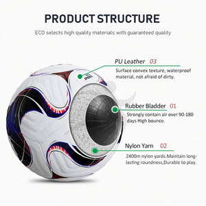 ลูกฟุตบอลลายขวางสีขาว - Product Image 5