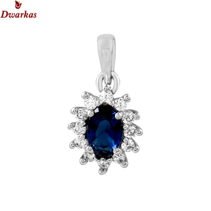 Collier pendentif halo en argent sterling 925 avec zircon multicolore, bijoux fins tendance pour fêtes, vente en gros - Product Image 4
