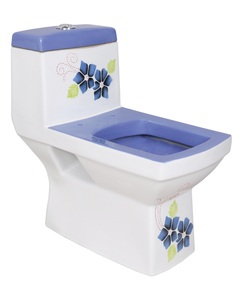 WC monobloc sans bride à chasse d'eau centrifuge, sanitaire mural pour salle de bain - Product Image 2