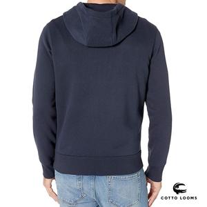 Meilleur prix respirant taux d'usine couleur unie hommes sweats à capuche pull mode nouveauté haute qualité polaire coton mélangé - Product Image 3