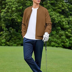 Blouson bomber coupe-vent de haute qualité sur mesure pour hommes, broderie personnalisée, patchs en chenille, blousons bomber tendance - Product Image 5