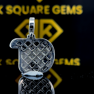 Pendentif lettre Hip Hop personnalisé, pendentif lettre initiale CT, pendentif moissanite lettre Hip Hop pour hommes, bijoux Ice Out Hip Hop - Product Image 2