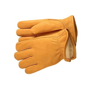 Guantes de conductor de seguridad de cuero de vaca dividido de la mejor calidad, hechos a medida, guantes de trabajo de conducción transpirables de talla grande para la venta en línea - Product Image 1