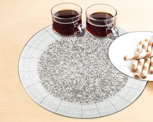 Napperon perlé en verre de style classique fait à la main beau complément pour améliorer votre décor de table de dîner pour les mariages et les fêtes - Product Image 3