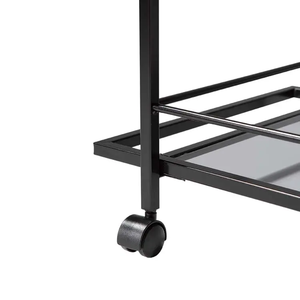 Carro de servicio portátil de diseño contemporáneo con almacenamiento para muebles de cocina - Product Image 4