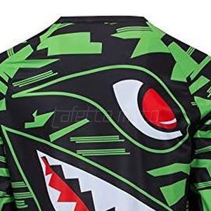 Vêtements d'entraînement Slim Fit Design Production OEM Chemise de motocross imprimée sur mesure avec fonction de séchage rapide - Product Image 5