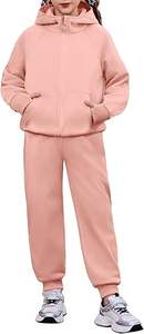 Conjunto de Sudadera y Pantalones de Algodón de Alta Calidad para Niñas, Estampado de Dibujos Animados, Transpirable, Ropa Casual para Diario, Conjunto de 2 Piezas - Product Image 4