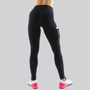 Produits les plus vendus Leggings de yoga de sport de haute qualité OEM/ODM collants d'automne à la mode pantalons de yoga en nylon de couleur unie pour femmes - Product Image 5