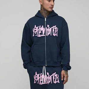 Ensemble survêtement et pantalon de jogging à imprimé personnalisé, pantalon de jogging à jambes évasées, pantalon empilé, ensemble survêtement pour hommes - Product Image 3