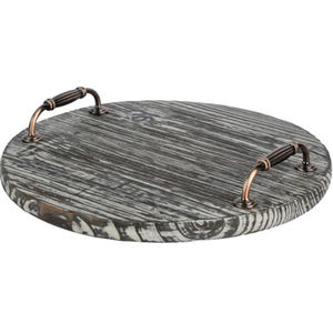 Plateau rotatif de conception moderne de forme ronde en bois de qualité supérieure Lazy Susan pour la décoration de table et l'utilisation de service d'ustensiles de cuisine - Product Image 1