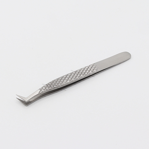 Professional Surgical Grade Anti-Static Durable Precision Stainless Steel <b>Red</b> <b>Glitter</b> Magnetic 10mm Eyelashes Tweezers Kit - Product Image 1