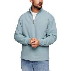 Sweat-shirt décontracté imprimé pour homme, 100 % coton, demi-zip, respirant, de haute qualité et personnalisé - Product Image 2