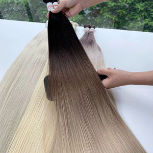 Extensions de cheveux en vrac au prix de gros Cheveux humains vietnamiens Double noyés 100 grammes Toutes les couleurs 10 pouces - Product Image 1