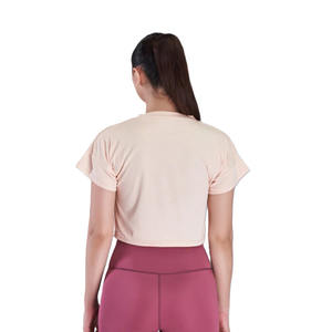 Camiseta Corta de Diseño Promocional para Mujer, Unisex, Casual, 100% Algodón, Transpirable, con Bordado, Moda Primavera/Verano - Product Image 1