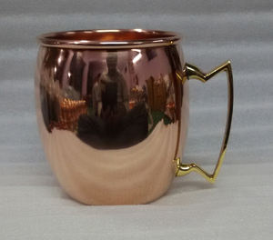 Tasse en cuivre pour mulet de moscou, Mug de qualité supérieure, pour aliments, extérieur, pet de bière, vente en gros, 100% - Product Image 6