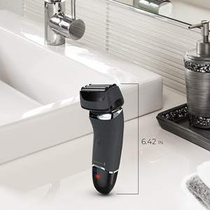 Afeitadora Eléctrica Recargable Negra Advand 1 Count con Triple Cuchilla, Resistente al Agua (IPX7), para Afeitar Cara y Barba, Lavable, Tipo Mini - Product Image 4