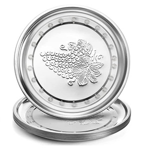 Placa inferior pulida de plata mate hecha a mano ecológica Premium de gran valor con múltiples piezas - Product Image 6