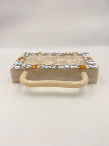 Bolso de Mano Étnico de Resina con Solapa Magnética, Duradero y Moderno para Fiestas - Product Image 3