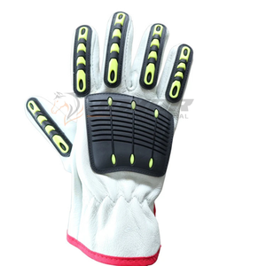 Durable safety gloves with textured <b>grip</b> surface provide <b>control</b> comfort and protection for heavy lifting and labour tasks - Product Image 5