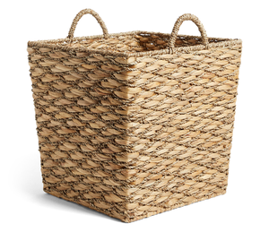 Cesta tejida de jacinto de agua de alta calidad, bolsa de lavandería, cesta, tamaño personalizado, organizador de espacio de cocina - Product Image 3