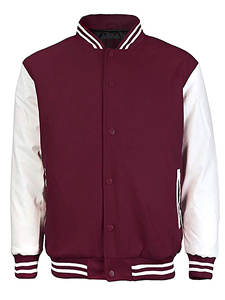 แจ็คเก็ตวาร์ซิตี้ผู้ชายไซส์ใหญ่ ผลิตตามสั่ง ขายส่ง ฤดูหนาว ผ้าขนสัตว์ 100% แจ็คเก็ตเบสบอลผู้ชาย แจ็คเก็ตวาร์ซิตี้สำหรับขาย ระบายอากาศได้ดี - Product Image 3