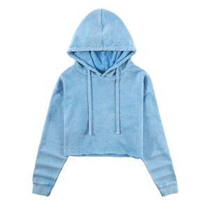 Sudadera Corta con Capucha para Mujer 2026, Venta al por Mayor, Impresión de Logotipo Personalizado, Algodón, Invierno, Servicio OEM, Tendencia, Resistente al Viento, Ecológica - Product Image 3