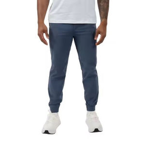 กางเกงขายาวลำลองผู้ชายทรงหลวมขากว้างผ้าฝ้าย 100% คุณภาพสูง 400 GSM เป็นมิตรกับสิ่งแวดล้อม ขายส่งพร้อมโลโก้ - Product Image 1