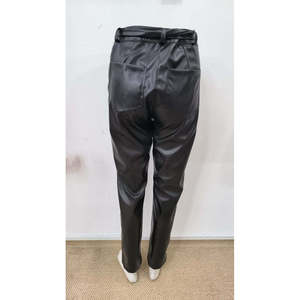 <span class=keywords><strong>Pantaloni</strong></span> da Donna Jane a Vita Alta con Cintura in <span class=keywords><strong>Ecopelle</strong></span>, Design Slim Fit a Gamba Stretta per Uso Quotidiano Casual, Taglie per Adulti - Product Image 5