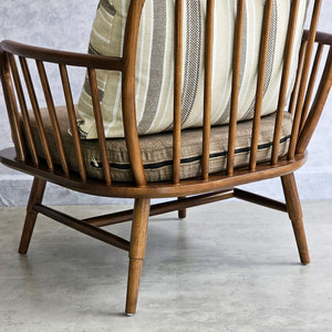 Single Bamboo Upholstered <b>Sofa</b> with Ash <b>Wood</b> <b>Frame</b> GSD68066 - Product Image 5