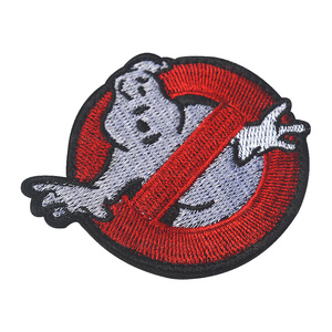 Ghostbuster ฮาโลวีนแพทช์พีวีซีปักสี่เหลี่ยมไม่มีโลโก้แผ่นผีมีห่วงตะขอสำหรับชุดโกสต์บัสเตอร์ - Product Image 3
