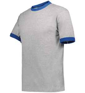 เสื้อยืดริงเกอร์ขายดี ทนทาน เนื้อผ้านุ่ม 100% ผ้าฝ้าย คอกลม แต่งขอบตัดกัน เป็นมิตรกับสิ่งแวดล้อม Bella + Canvas สำหรับ Level Tultex - Product Image 1