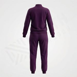 Stylish <b>Womens</b> Pure Cotton Fleece Tracksuits Customizable Logo Label High Quality Ladies Sets Premium Soft <b>Warm</b> Gym Sportswear - Product Image 2