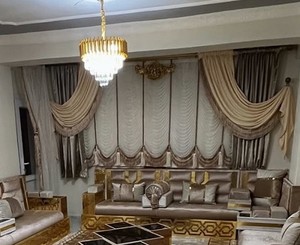 ผ้าม่านรุ่นผ้าม่านผ้าม่านห้องนั่งเล่นรุ่นใหม่ - Product Image 2