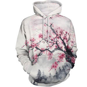 Sudaderas con Capucha Ligeras de Algodón/Poliéster para Hombre, Sublimadas, con Estampado Invernal, Transpirables, de Secado Rápido, Casuales, Personalizadas, de Alta Calidad - Product Image 1